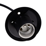 Wall Lamp Blowing Technology Transparent Soft Lighting Fashion Design Glass Ball Lamp 110‑220VBlack Tan Lampshade - Extra Image