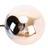 Wall Lamp Blowing Technology Transparent Soft Lighting Fashion Design Glass Ball Lamp 110‑220VBlack Tan Lampshade
