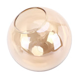 Wall Lamp Blowing Technology Transparent Soft Lighting Fashion Design Glass Ball Lamp 110‑220VBlack Tan Lampshade