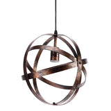 Ball Earth Chandelier Retro American Industry Warm Romantic Stable Firm Wall Lamp for Coffee Shop Store