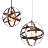 Ball Earth Chandelier Retro American Industry Warm Romantic Stable Firm Wall Lamp for Coffee Shop Store