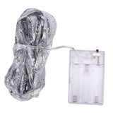 13.12ft LED Christmas Ribbon Light Waterproof Christmas Tree Decorative Light Silver Light RibbonColorful Light