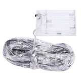 13.12ft LED Christmas Ribbon Light Waterproof Christmas Tree Decorative Light Silver Light RibbonColorful Light