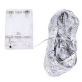 13.12ft LED Christmas Ribbon Light Waterproof Christmas Tree Decorative Light Silver Light RibbonColorful Light - Rear View