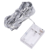 13.12ft LED Christmas Ribbon Light Waterproof Christmas Tree Decorative Light Silver Light RibbonColorful Light