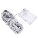 13.12ft LED Christmas Ribbon Light Waterproof Christmas Tree Decorative Light Silver Light RibbonColorful Light