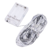 13.12ft LED Christmas Ribbon Light Waterproof Christmas Tree Decorative Light Silver Light RibbonColorful Light