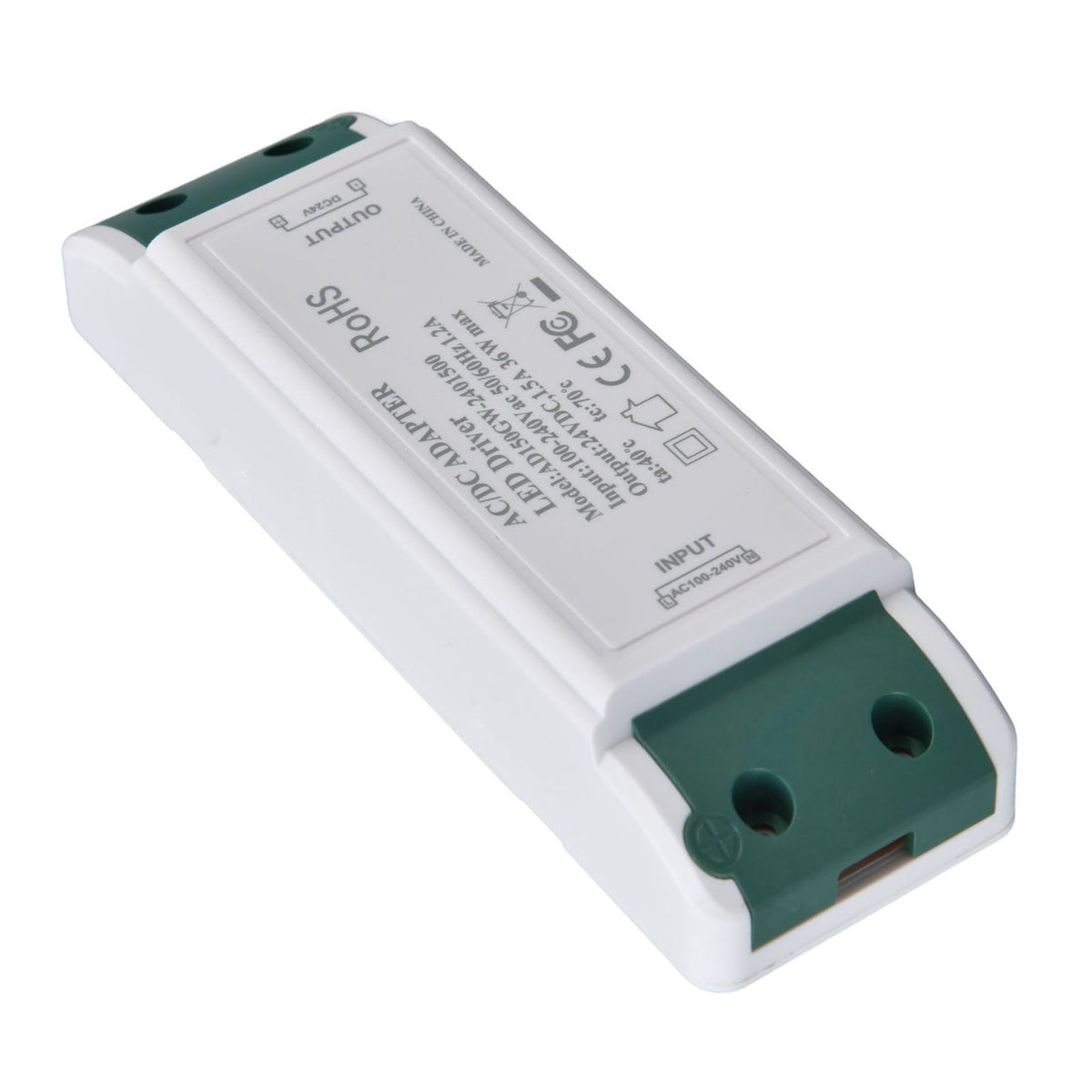 LED Driver 24V DC 1.5A 36W LED Power Supply Constant Current 24V Transformer AC100‑240V