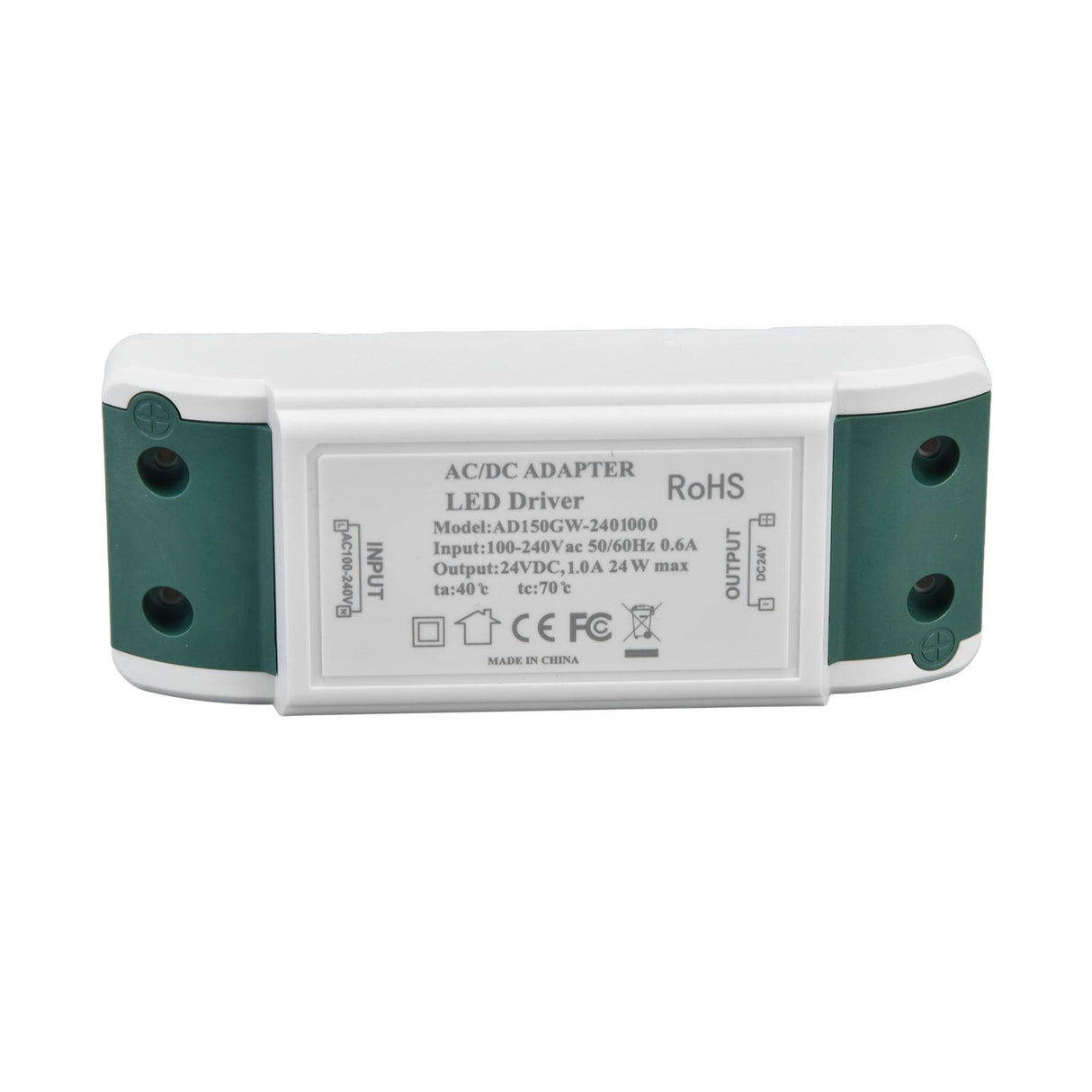 LED Driver Short Circuit Overcurrent Lightweight Portable Easy Installation Constant Current LED Drive AC100‑240V