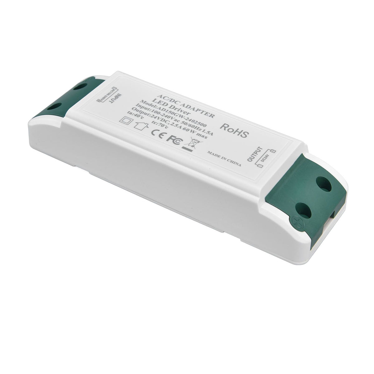 LED Driver Short Circuit Overcurrent Protection Lightweight Portable Constant Current LED Drive AC100‑240V