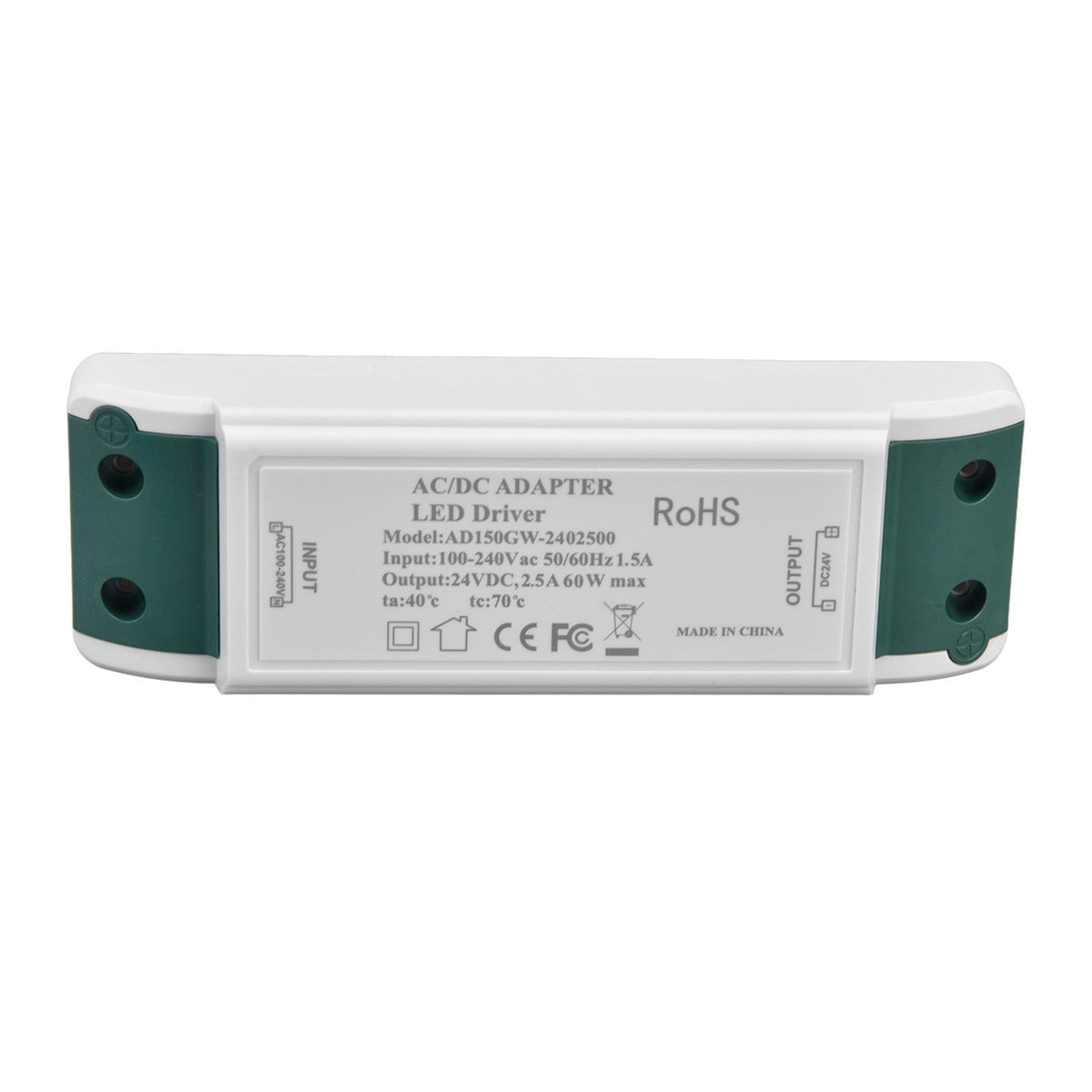 LED Driver Short Circuit Overcurrent Protection Lightweight Portable Constant Current LED Drive AC100‑240V