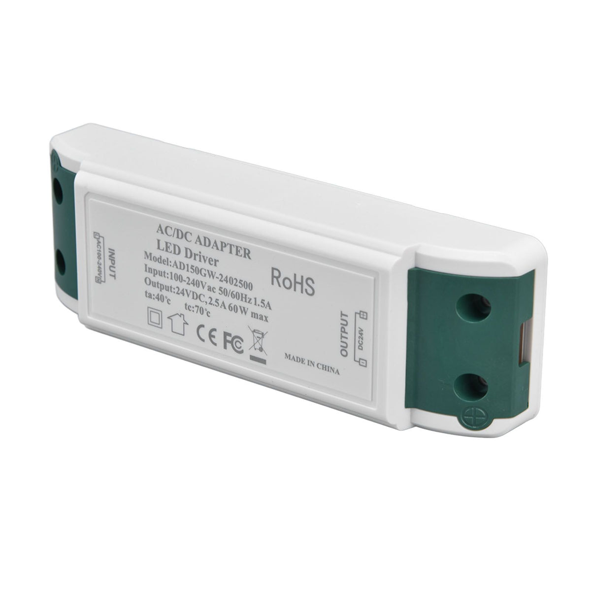 LED Driver Short Circuit Overcurrent Protection Lightweight Portable Constant Current LED Drive AC100‑240V