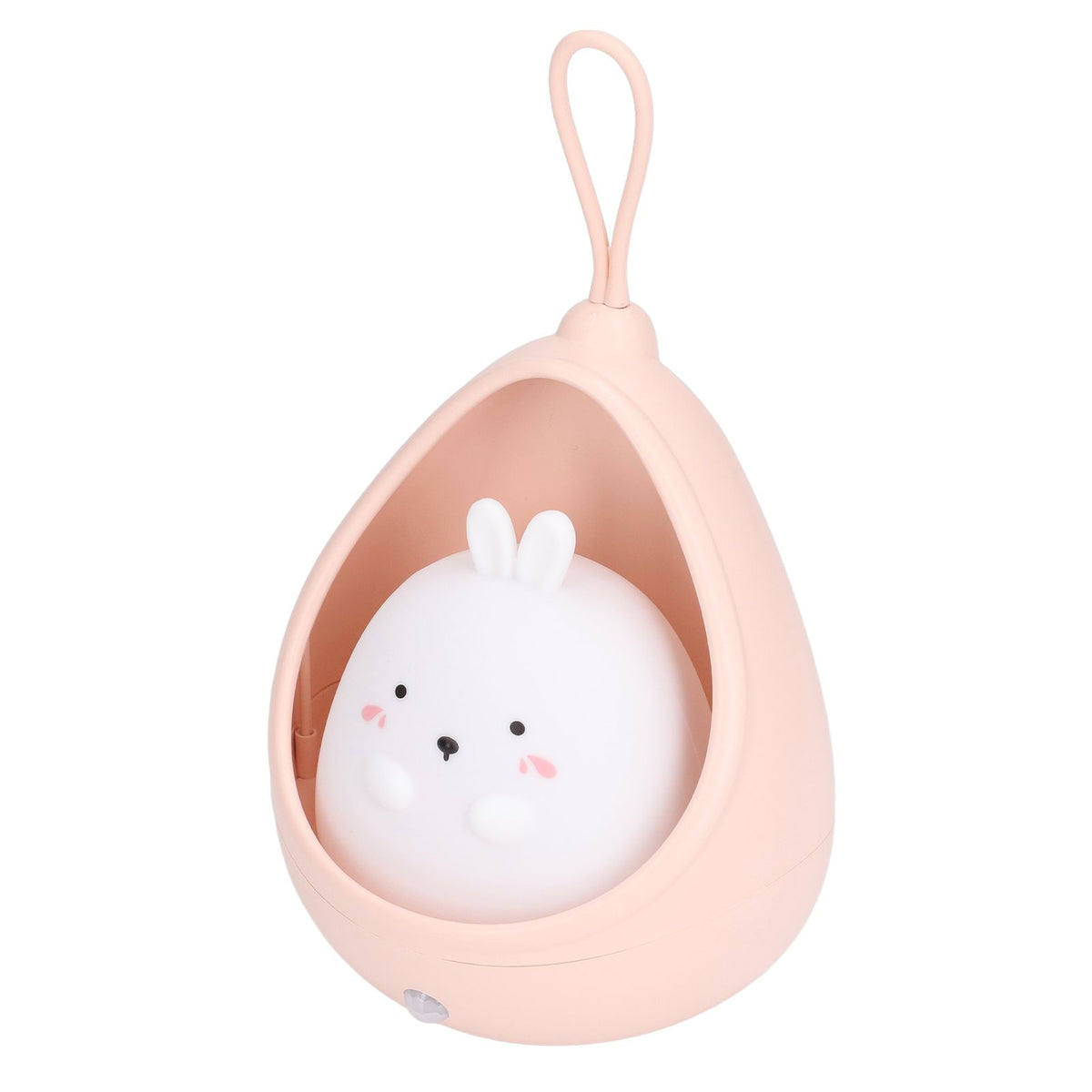 Night Light White Bunny Shape LED Kids Induction Night Lamp with USB Cable for Children's Room Bedroom