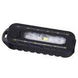 Multifunction Red Blue Warning Light USB Charging Tail Light LED Waterproof Shoulder Lamp - Side View