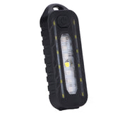Multifunction Red Blue Warning Light USB Charging Tail Light LED Waterproof Shoulder Lamp - Top-Down View