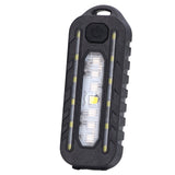 Multifunction Red Blue Warning Light USB Charging Tail Light LED Waterproof Shoulder Lamp - Close-Up Angle