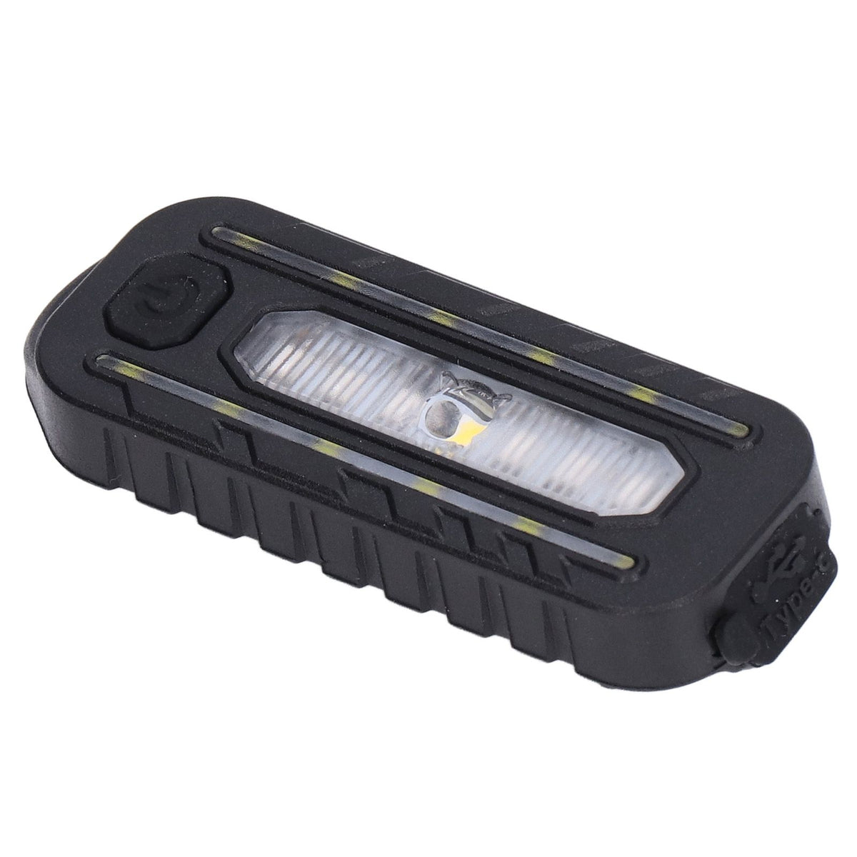 Multifunction Red Blue Warning Light USB Charging Tail Light LED Waterproof Shoulder Lamp