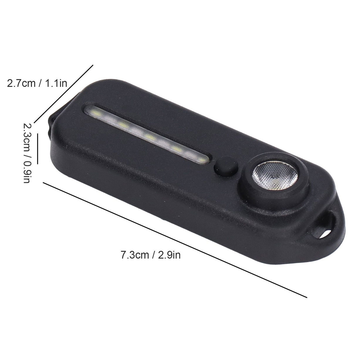 Shoulder Light Five Light Modes One Key Adjustment USB Cycle Charging IPX3 Life Waterproof Tail Light