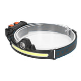 XPG COB Induction Headlamp Type C Rechargeable Outdoor LED Head Torch with Built in Battery