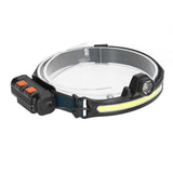 XPG COB Induction Headlamp Type C Rechargeable Outdoor LED Head Torch with Built in Battery
