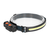 LED Headlight Multifunctional Induction Headlamp 3 Mode COB Outdoor Waterproof Head Flashlight - Top-Down View