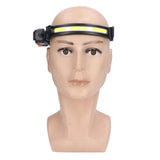 LED Headlight Multifunctional Induction Headlamp 3 Mode COB Outdoor Waterproof Head Flashlight