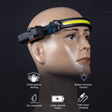 LED Headlight Multifunctional Induction Headlamp 3 Mode COB Outdoor Waterproof Head Flashlight - Extra Image
