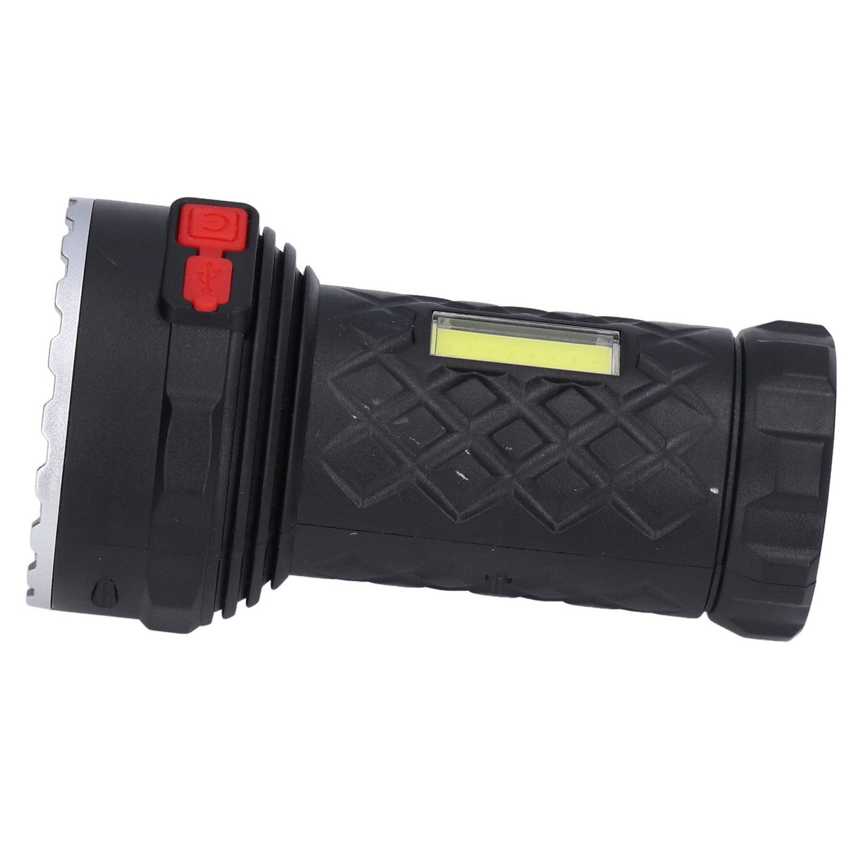 LED Flashlight High Brightness Four Lighting Modes Ergonomic Compact Portable USB Rechargeable Torch