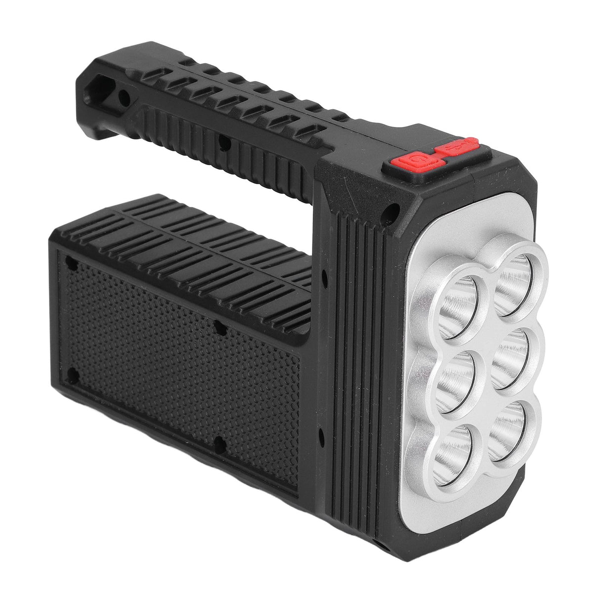 6LED Flashlight Multifunctional Hand Light USB Charging 4 Mode Waterproof Flashlight for Outdoor Camping