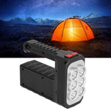 6LED Flashlight Multifunctional Hand Light USB Charging 4 Mode Waterproof Flashlight for Outdoor Camping