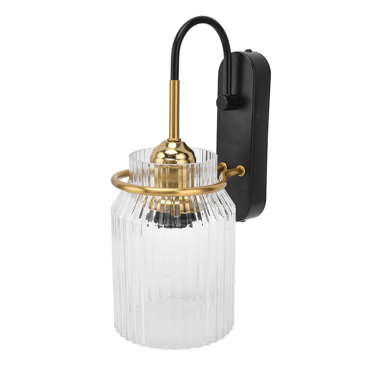 E26/E27 Wall Light Retro Glass Lampshade Wall Sconce Lamp for Bedroom Headboard Living Room110V‑240V