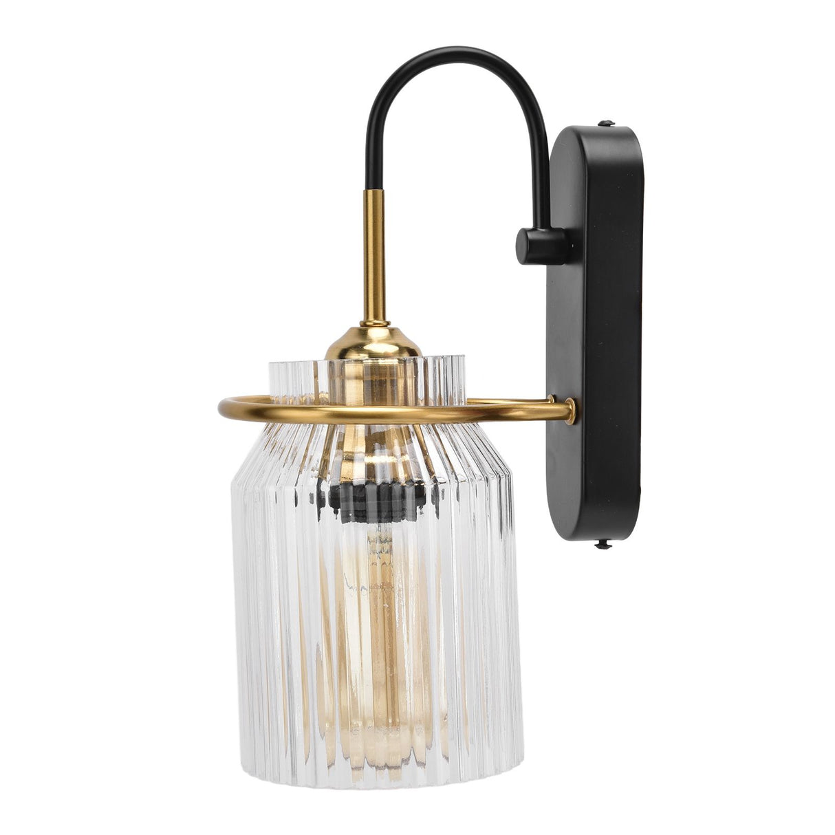 E26/E27 Wall Light Retro Glass Lampshade Wall Sconce Lamp for Bedroom Headboard Living Room110V‑240V