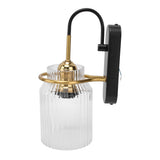 E26/E27 Wall Light Retro Glass Lampshade Wall Sconce Lamp for Bedroom Headboard Living Room110V‑240V