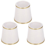3PCS E14 Lampshade Barrel Shape Table Lamp Shade Meson Installation Fabric Bedroom Ceiling Lamp Shade