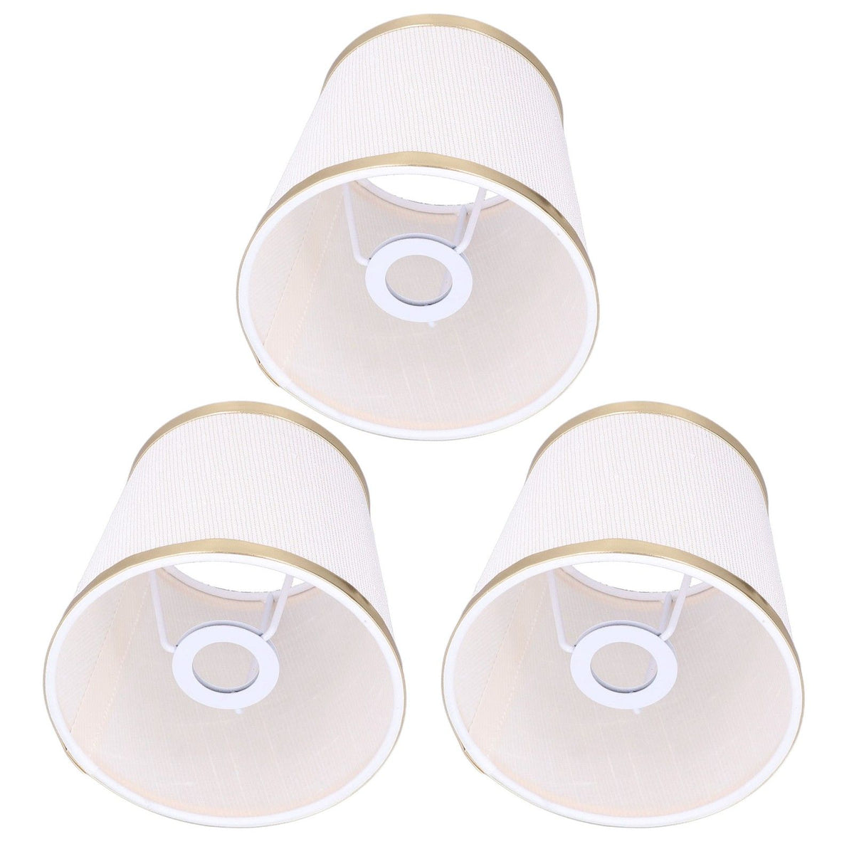 3PCS E14 Lampshade Barrel Shape Table Lamp Shade Meson Installation Fabric Bedroom Ceiling Lamp Shade