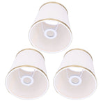 3PCS E14 Lampshade Barrel Shape Table Lamp Shade Meson Installation Fabric Bedroom Ceiling Lamp Shade