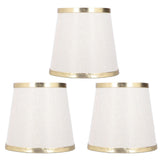 3PCS E14 Lampshade Barrel Shape Table Lamp Shade Meson Installation Fabric Bedroom Ceiling Lamp Shade