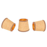 3Pcs Fabric Lampshade High Light Transmittance Perfect Edging Interventional Installation Safety Design Table Lamp Shade - Side View