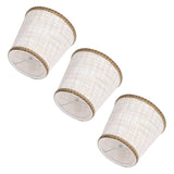 3Pcs Small Lamp Shades Hand Crafted Exquisite Soft Lightweight Dustproof High Luminousness Table Lampshade