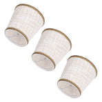 3Pcs Small Lamp Shades Hand Crafted Exquisite Soft Lightweight Dustproof High Luminousness Table Lampshade