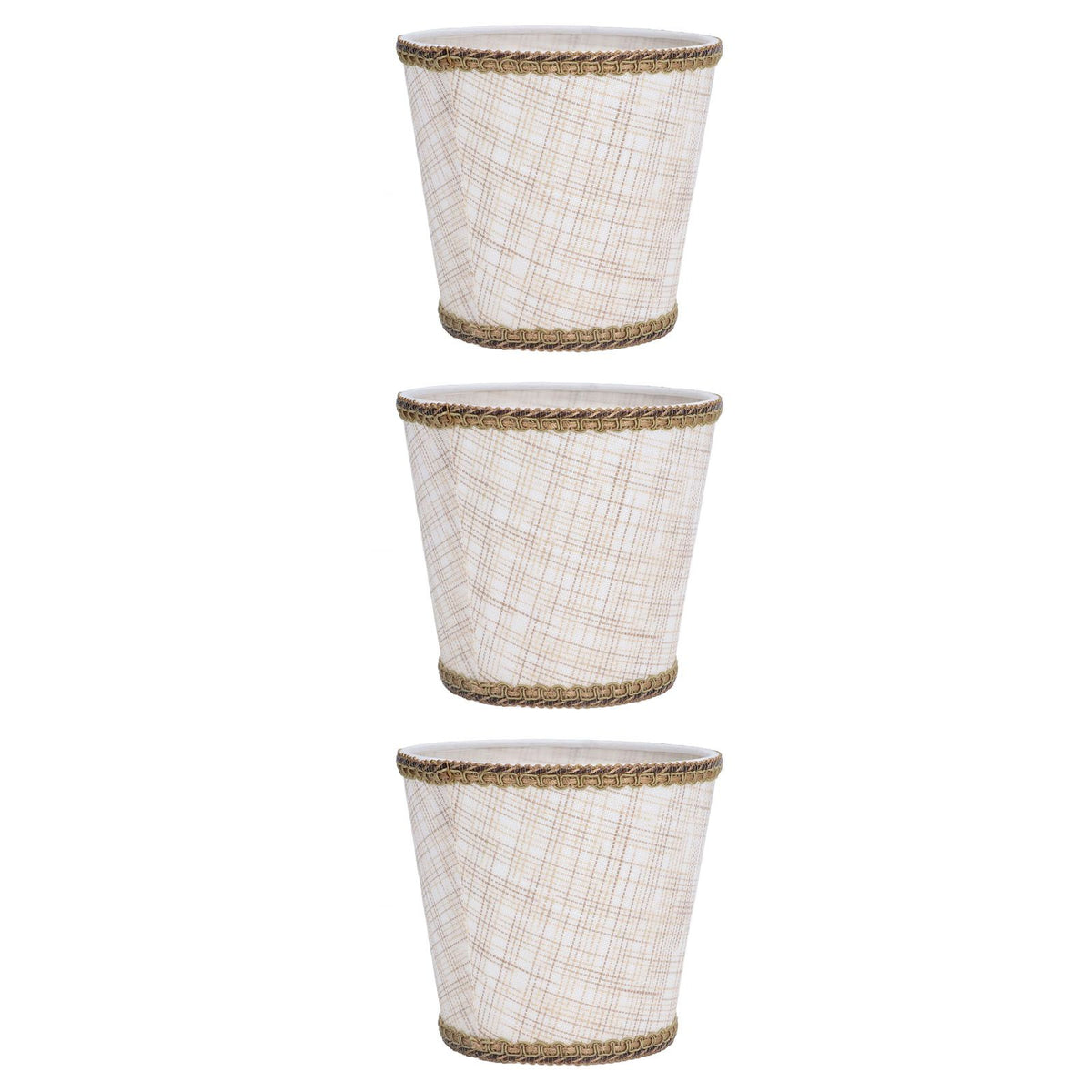 3Pcs Small Lamp Shades Hand Crafted Exquisite Soft Lightweight Dustproof High Luminousness Table Lampshade