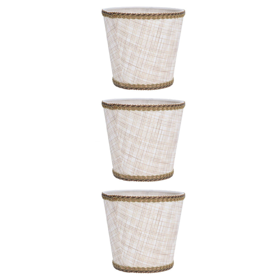 3Pcs Small Lamp Shades Hand Crafted Exquisite Soft Lightweight Dustproof High Luminousness Table Lampshade