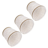 3Pcs Small Lamp Shades Hand Crafted Exquisite Soft Lightweight Dustproof High Luminousness Table Lampshade - Extra Image