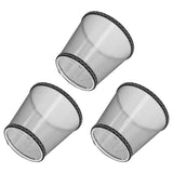 3pcs E14 Cloth Lamp Shade Excellent Light Transmission Chandelier Lamp Shade for Household
