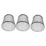 3pcs E14 Cloth Lamp Shade Excellent Light Transmission Chandelier Lamp Shade for Household - Rear View