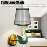 3pcs E14 Cloth Lamp Shade Excellent Light Transmission Chandelier Lamp Shade for Household