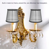 3pcs E14 Cloth Lamp Shade Excellent Light Transmission Chandelier Lamp Shade for Household - Extra Image