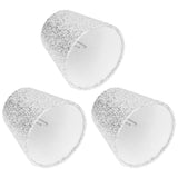 3Pcs Small Lamp Shades E14 Bright Surface Thin Lightweight High Transmittance Safe Design Table Lampshade - Side View