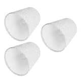3Pcs Small Lamp Shades E14 Bright Surface Thin Lightweight High Transmittance Safe Design Table Lampshade