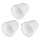 3Pcs Small Lamp Shades E14 Bright Surface Thin Lightweight High Transmittance Safe Design Table Lampshade